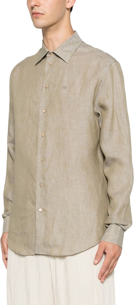 Emporio Armani Shirts Beige Beige