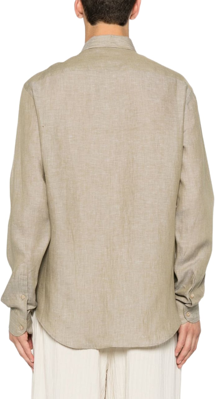Emporio Armani Shirts Beige Beige