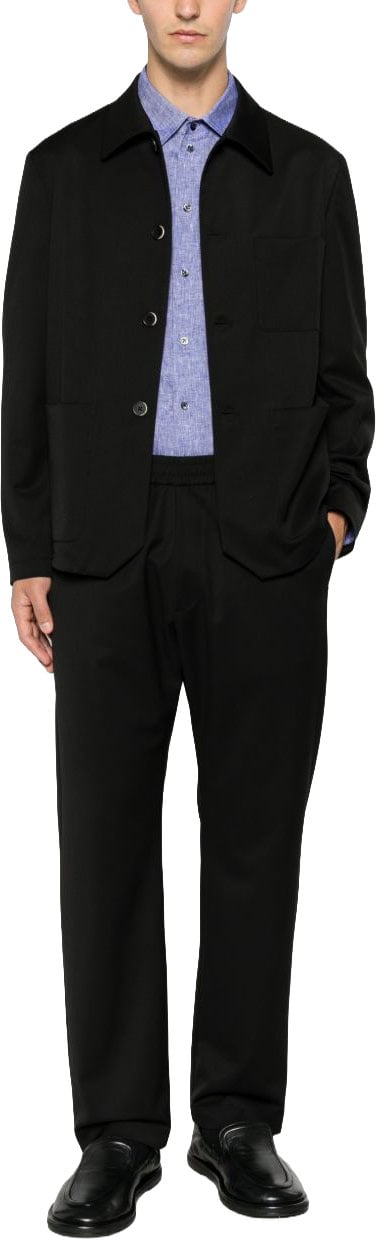 Emporio Armani Shirts Ink Blauw
