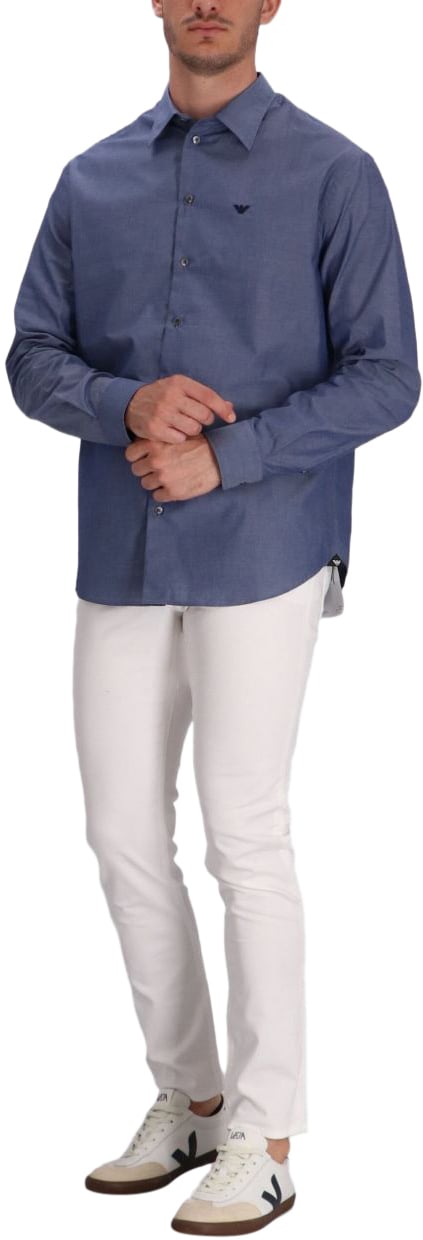 Emporio Armani Shirts Grey Grijs