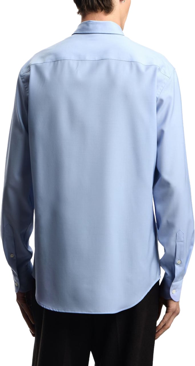 Emporio Armani Shirts Blue Blauw