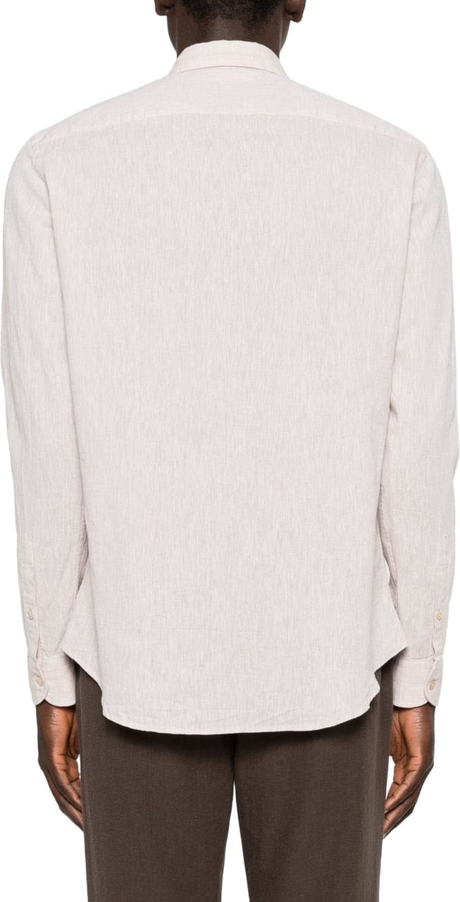 Emporio Armani Shirts Beige Wit