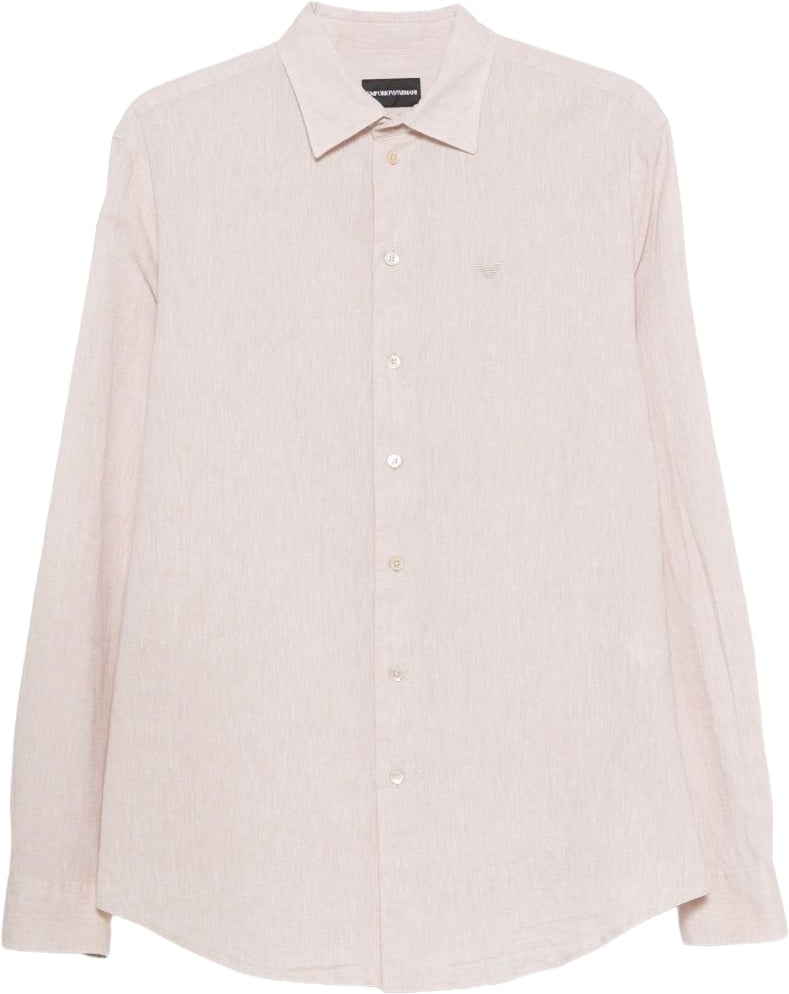 Emporio Armani Shirts Beige Wit
