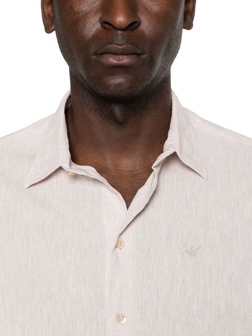 Emporio Armani Shirts Beige Wit