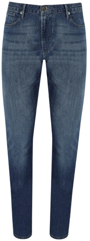 Emporio Armani Trousers Denim Blauw