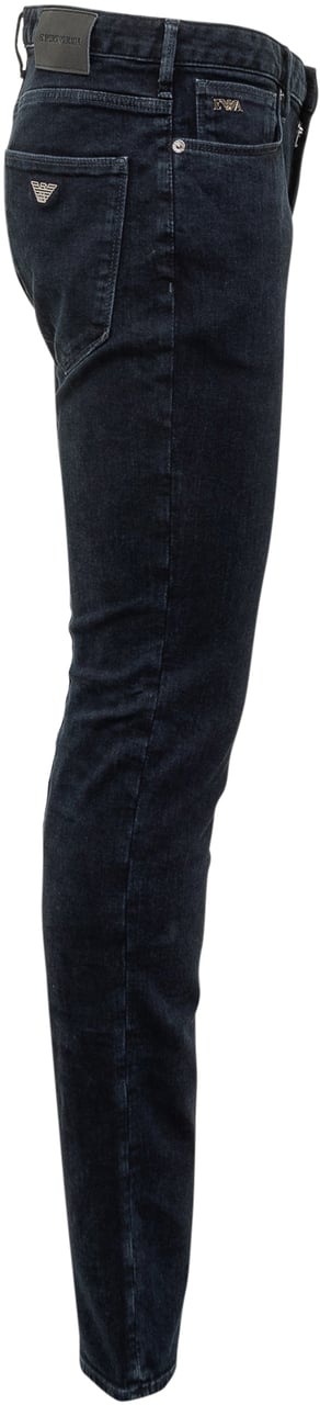 Emporio Armani Emporio Armani Jeans Dritti in Denim Scuro Navy