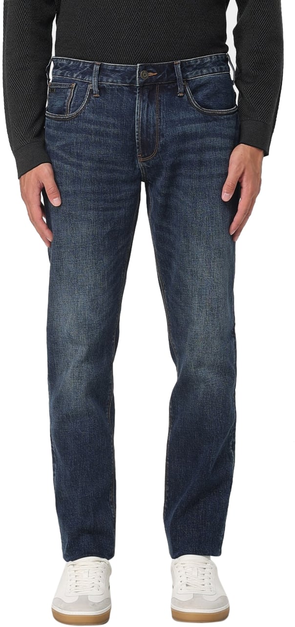 Emporio Armani Jeans Blue Denim Blauw