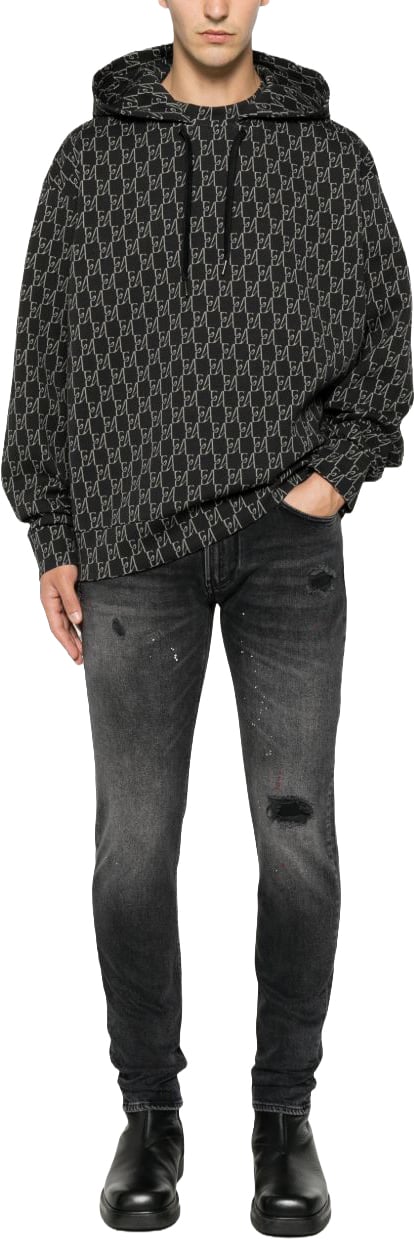 Emporio Armani Jeans Black Donkergrijs