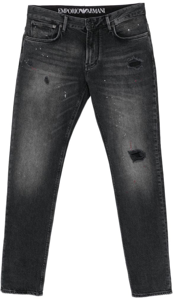 Emporio Armani Jeans Black Donkergrijs