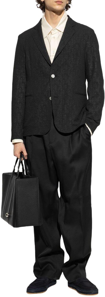 Emporio Armani Jackets Black Zwart