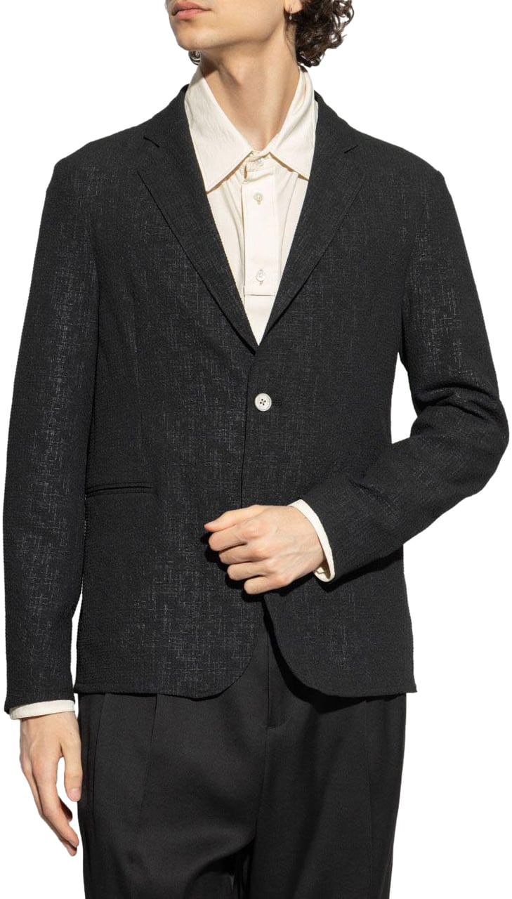 Emporio Armani Jackets Black Zwart