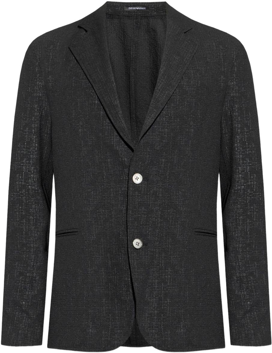 Emporio Armani Jackets Black Zwart