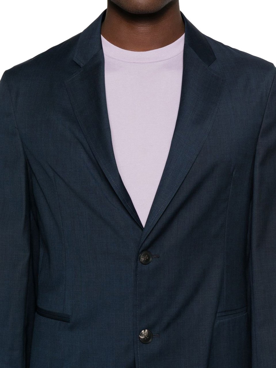 Emporio Armani Jackets Blue Blauw