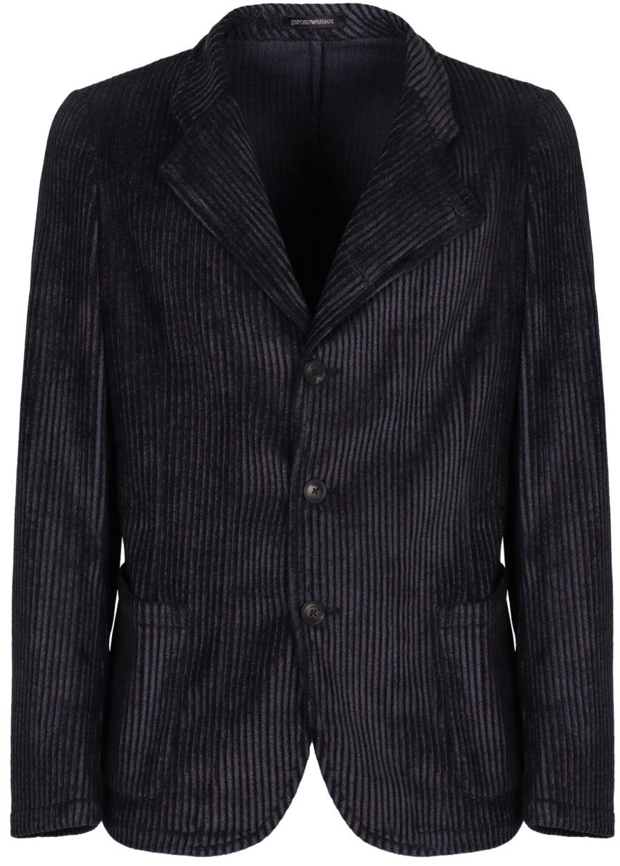 Emporio Armani Jackets Blue Blauw