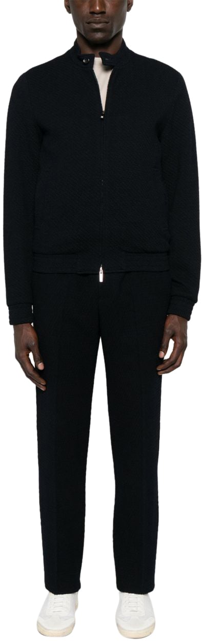 Emporio Armani Coats Blue Blauw