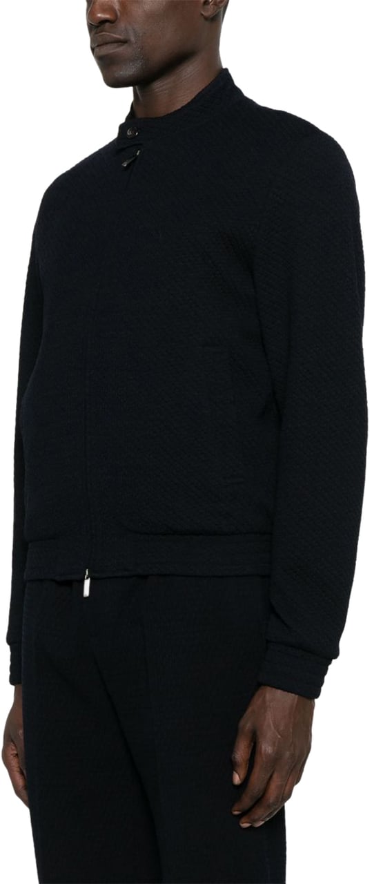 Emporio Armani Coats Blue Blauw