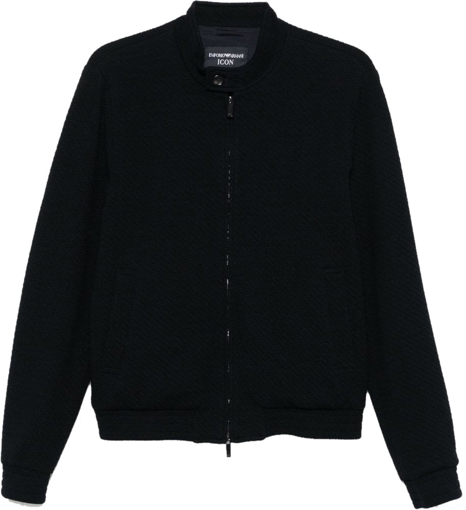 Emporio Armani Coats Blue Blauw