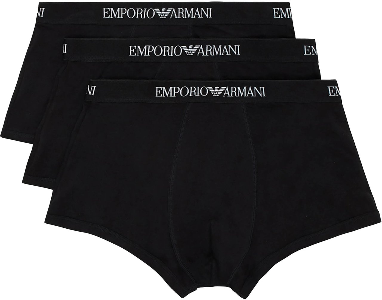 Emporio Armani Boxers 3-Pack Zwart