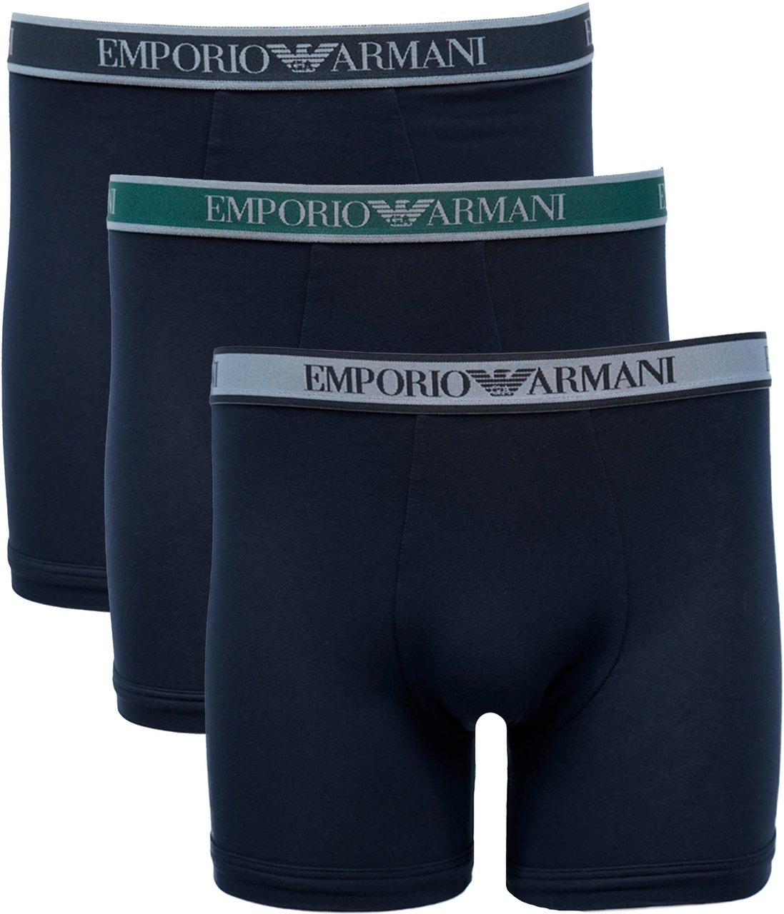 Emporio Armani Boxers 3-Pack Blauw