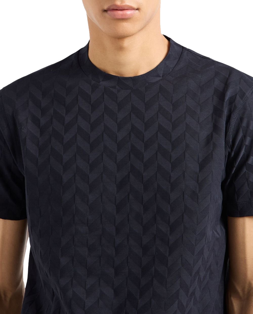 Emporio Armani T-Shirts And Polos Blue Blauw