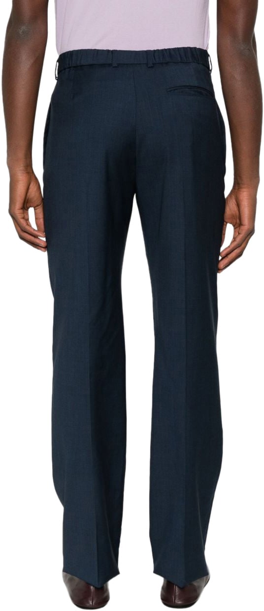 Emporio Armani Trousers Blue Blauw