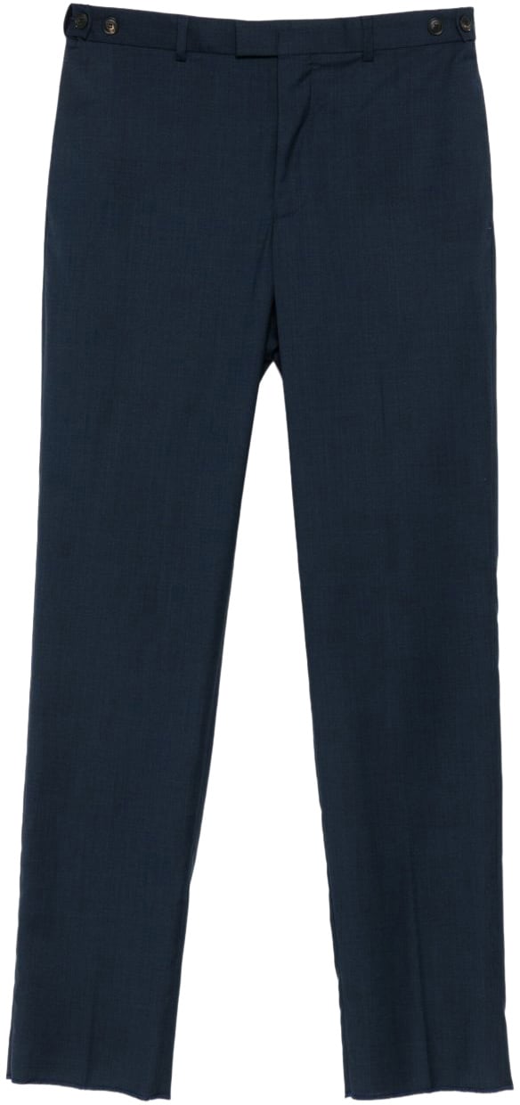 Emporio Armani Trousers Blue Blauw