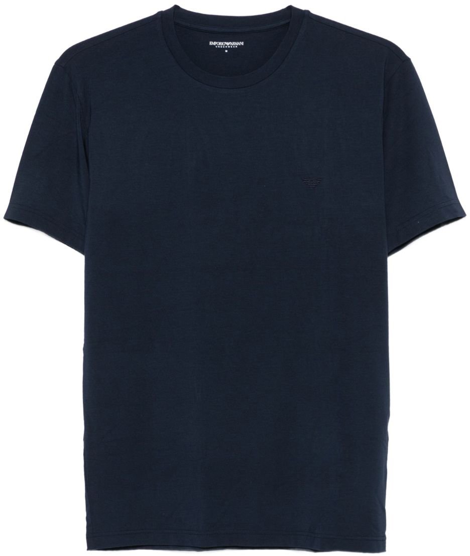 Emporio Armani T-Shirts And Polos Blue Blauw