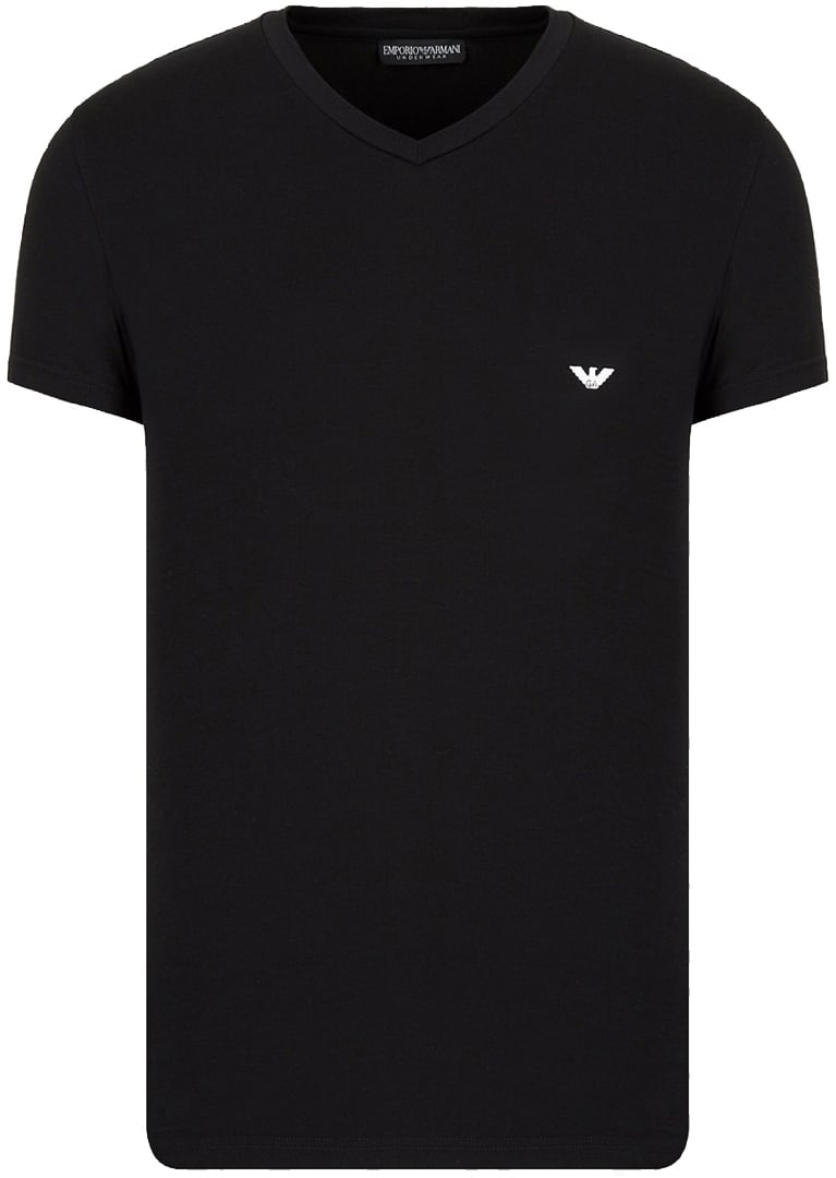 Emporio Armani T-Shirts And Polos Black Zwart