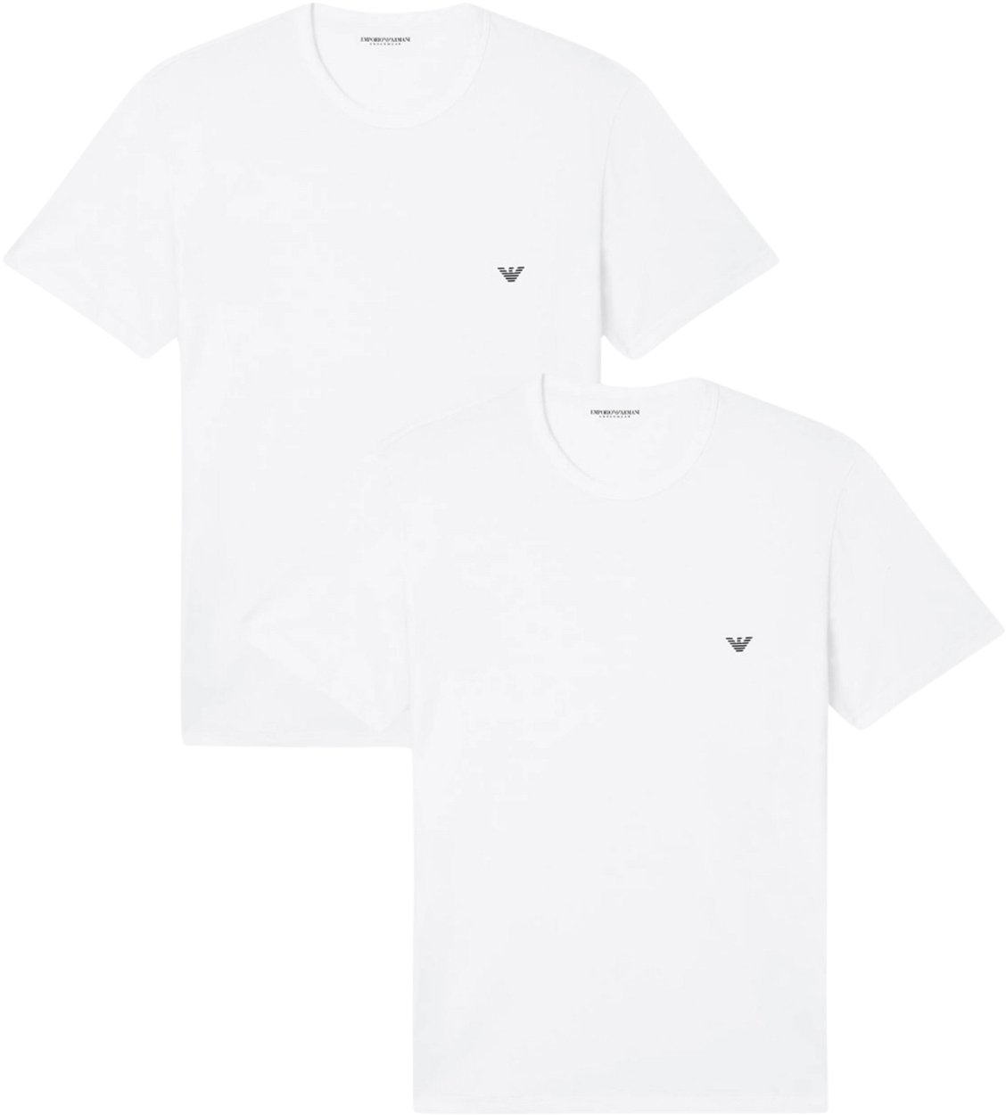Emporio Armani T-Shirts 2-Pack Wit