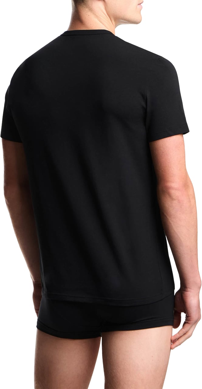 Emporio Armani T-Shirts 2-Pack Zwart