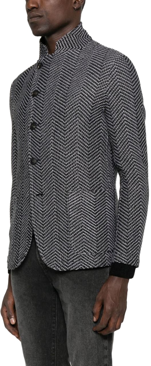 Emporio Armani Jackets Black Zwart