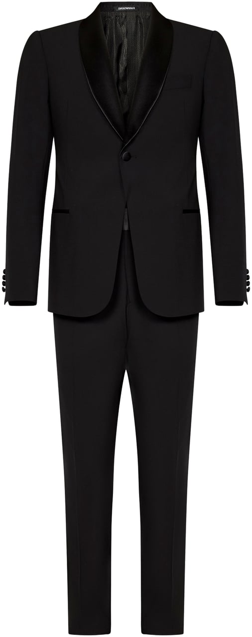 Emporio Armani Dresses Black Zwart