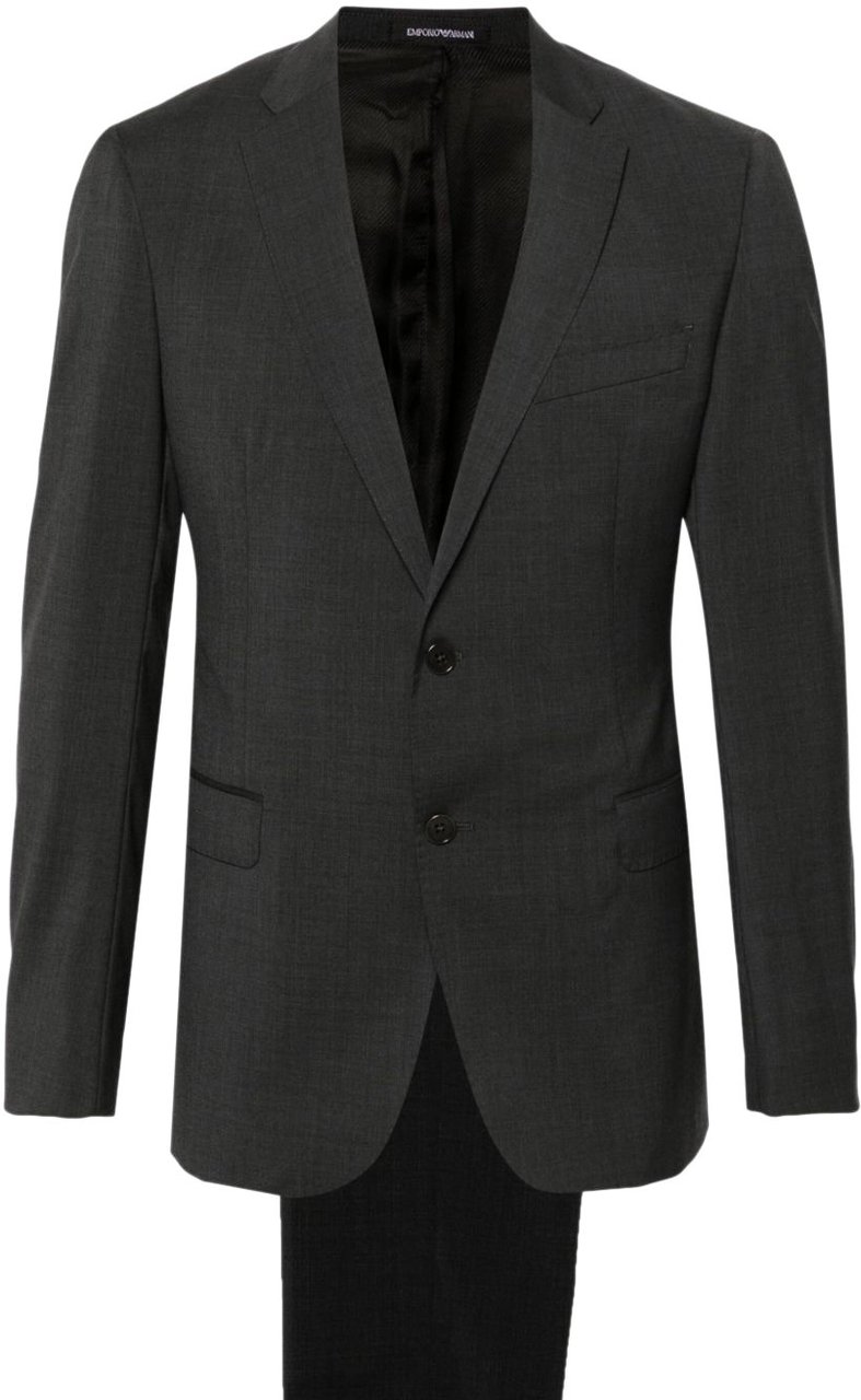 Emporio Armani Suit Grey Grijs