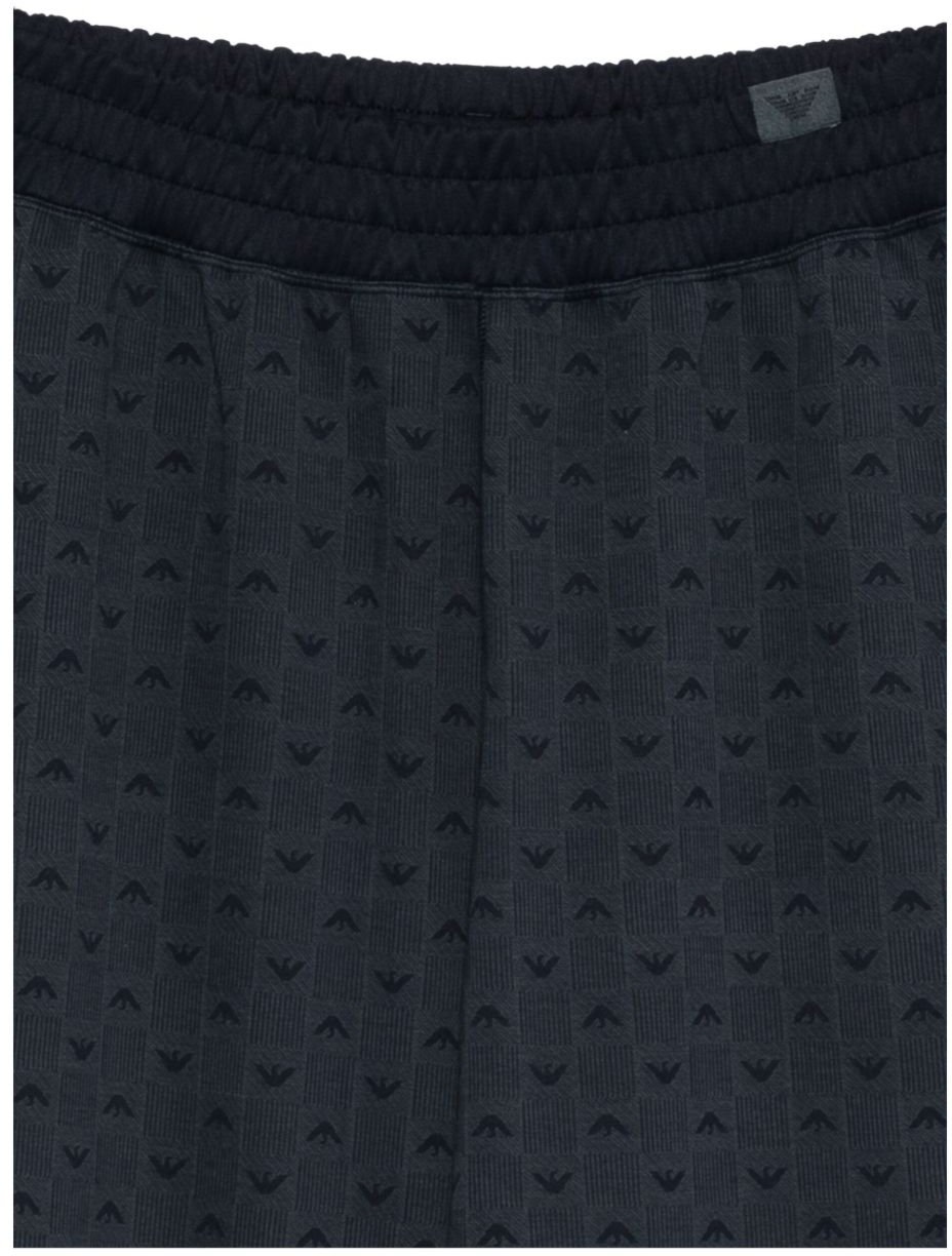 Emporio Armani Trousers Blue Blauw