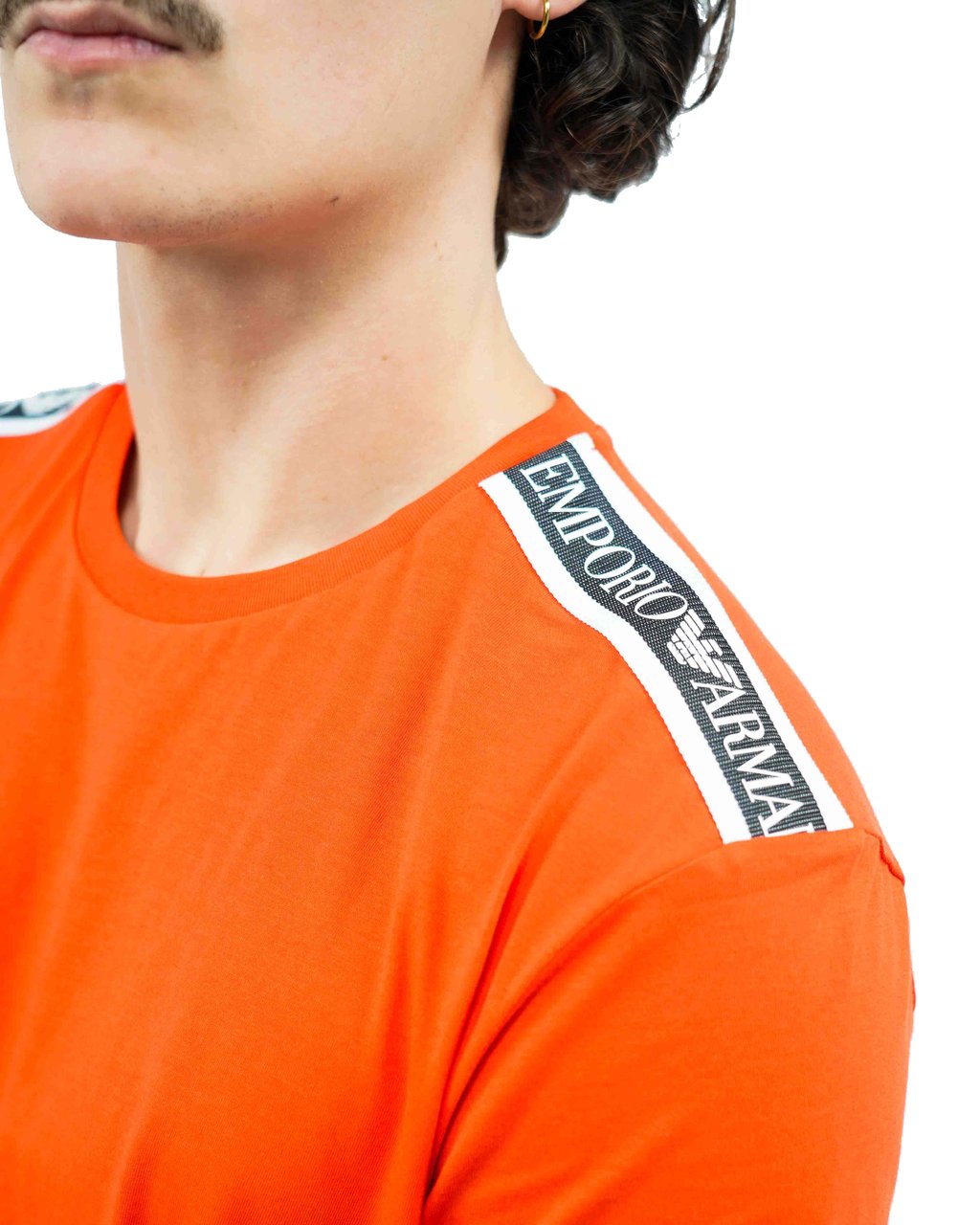 Emporio Armani Man Jersey T-Shirt Beachwear Rood