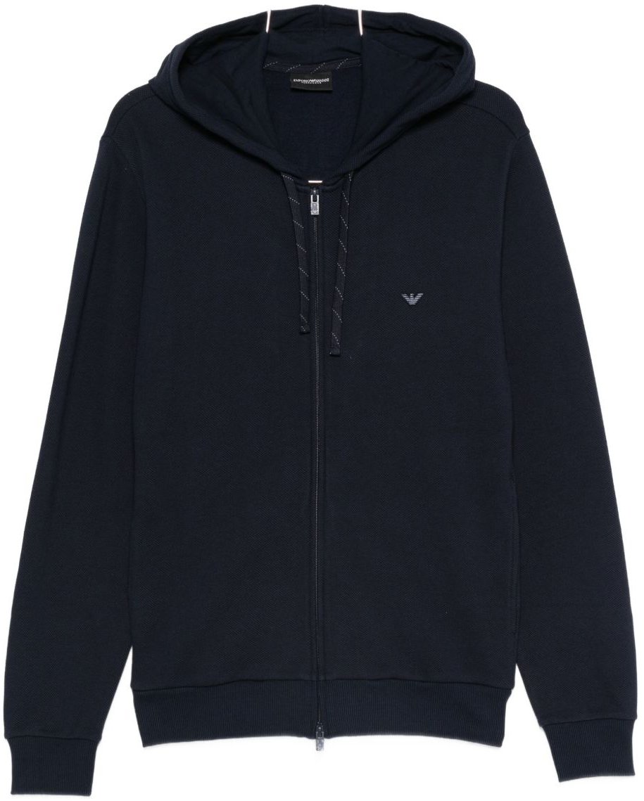 Emporio Armani Sweaters Blue Blauw