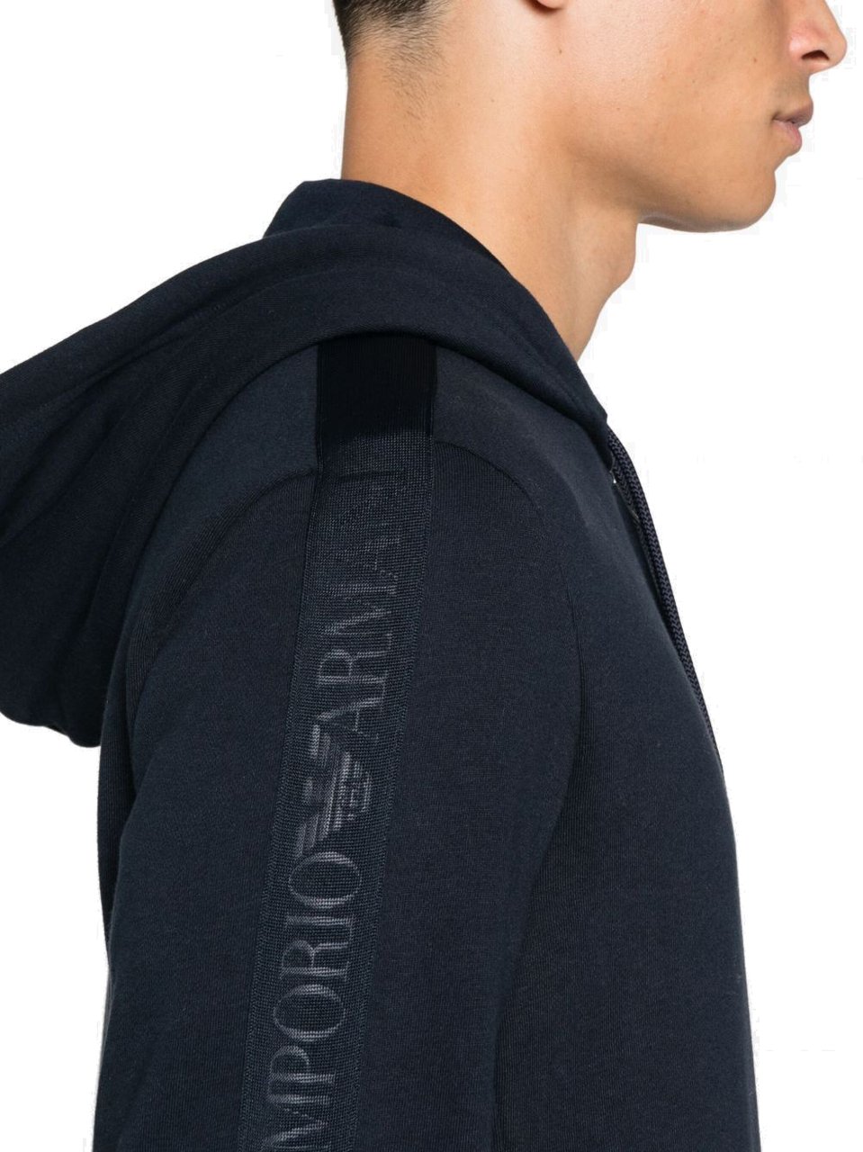 Emporio Armani Sweaters Blue Blauw
