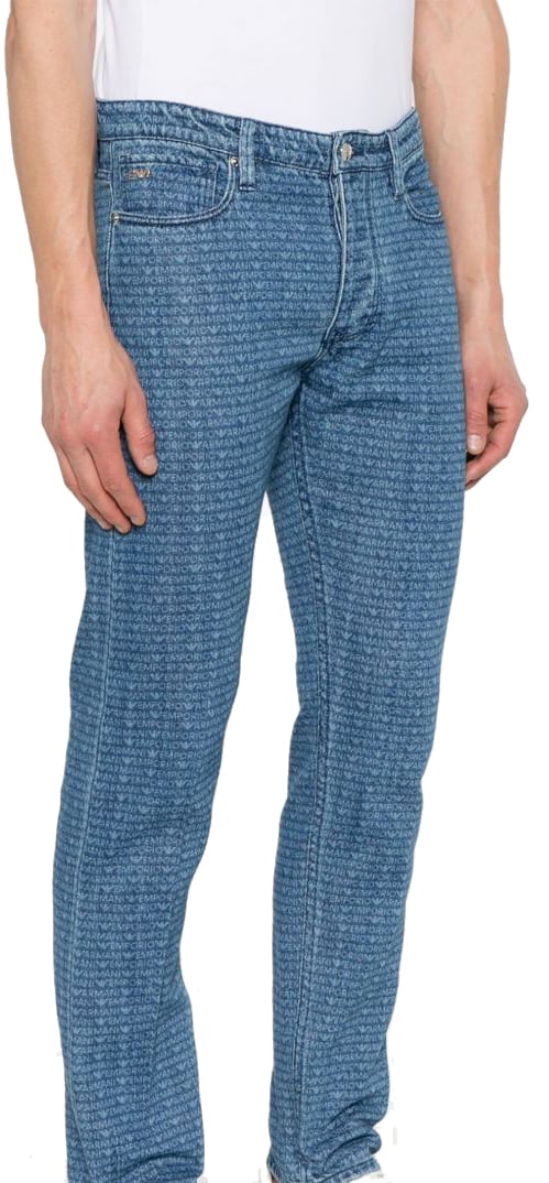 Emporio Armani Jeans Clear Blue Blauw