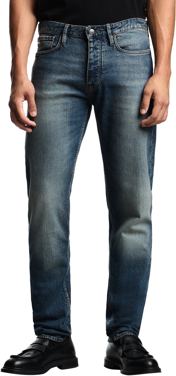 Emporio Armani Jeans Medium Blue Denim Blauw