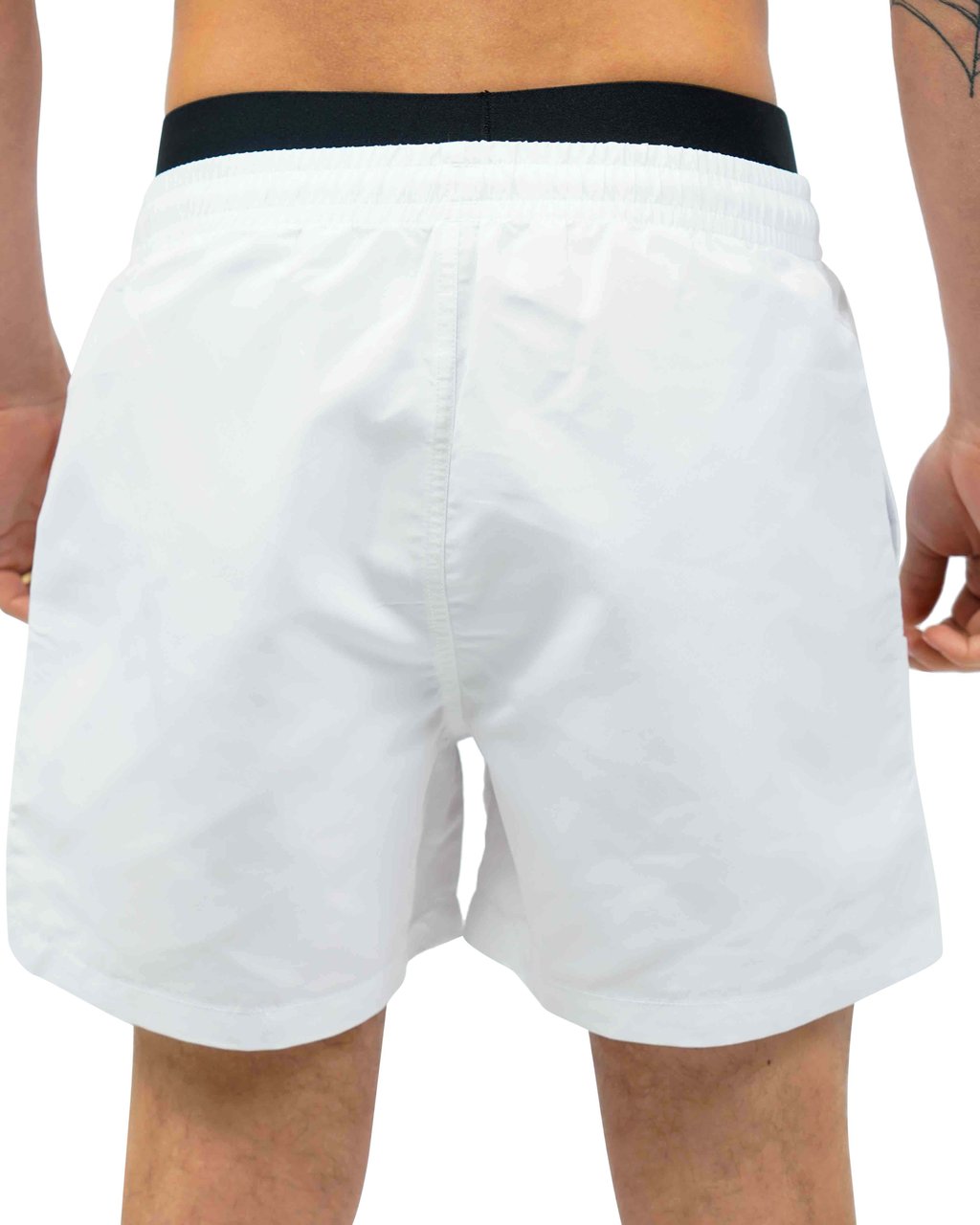 Emporio Armani Man Woven Boxer Beachwear Wit