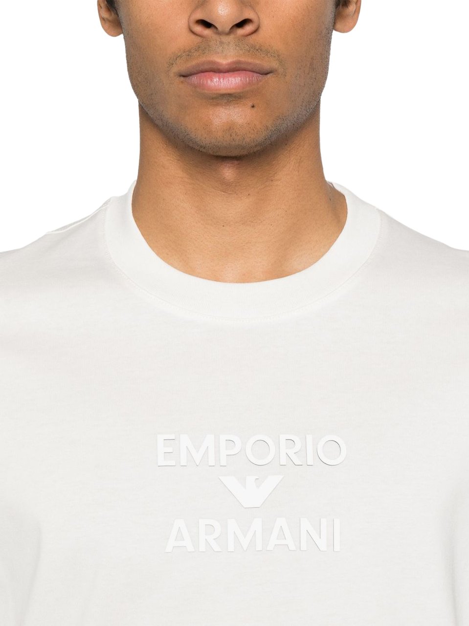 Emporio Armani T-Shirts And Polos White Wit