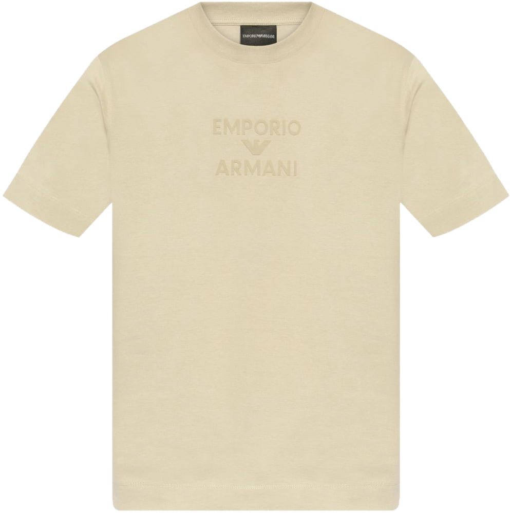 Emporio Armani T-Shirts And Polos Beige Beige