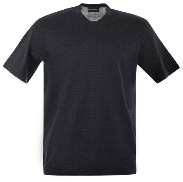 Emporio Armani T-Shirts And Polos Black Zwart