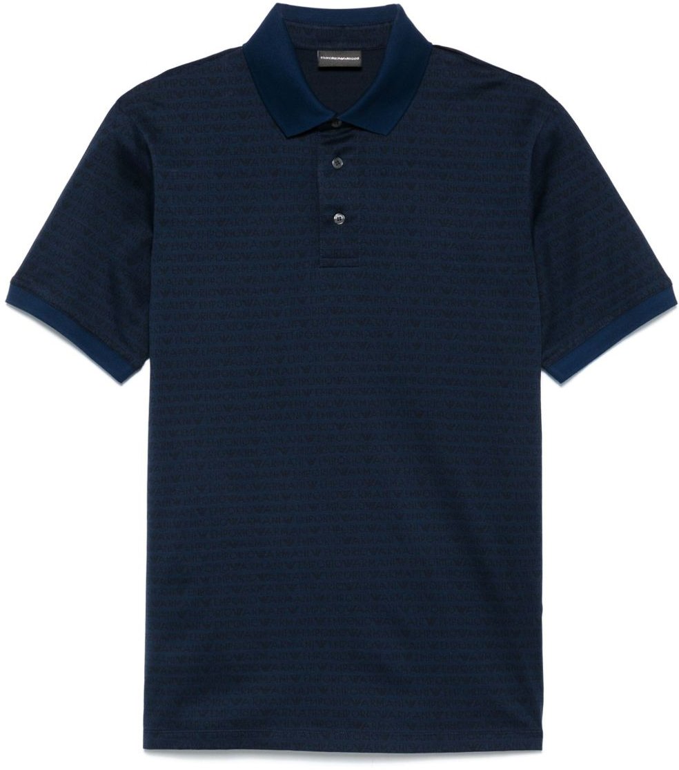Emporio Armani T-Shirts And Polos Blue Blauw