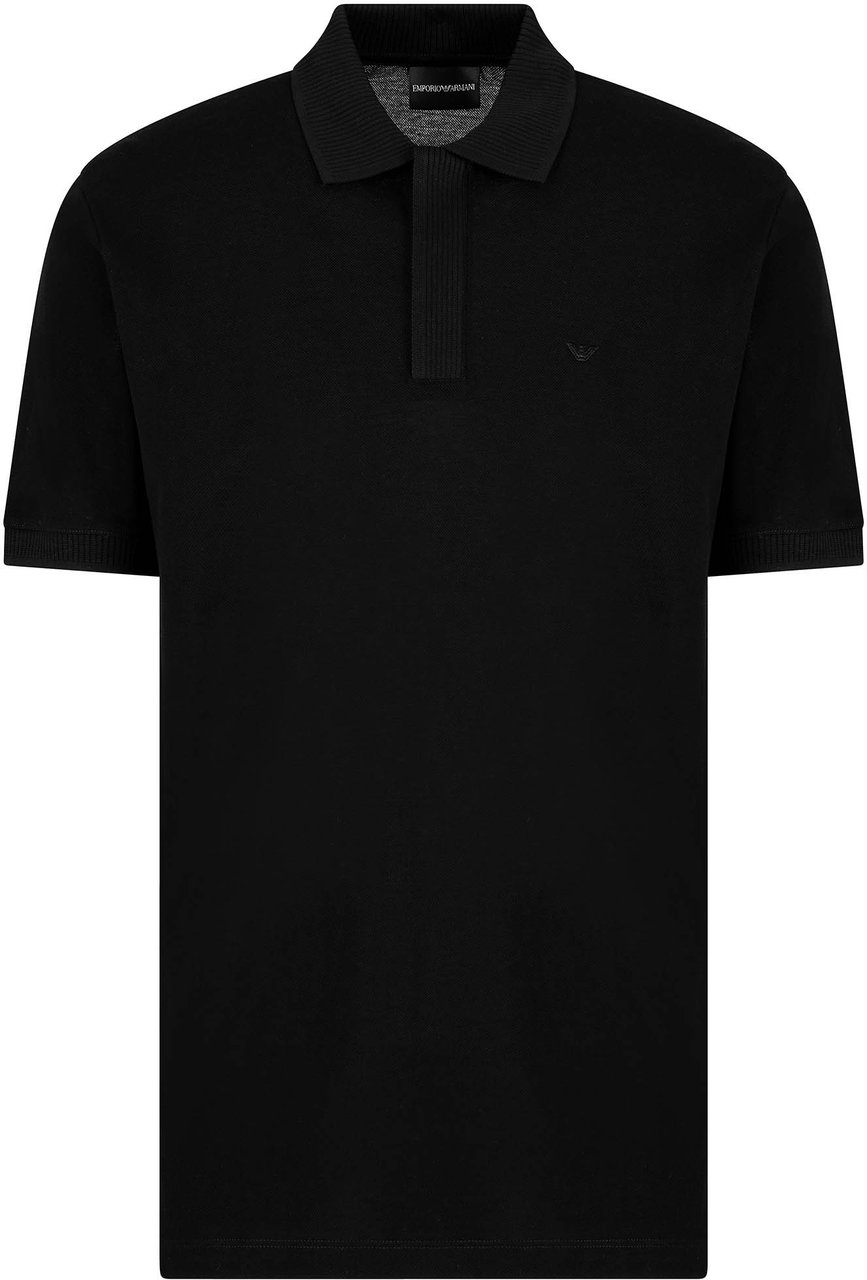 Emporio Armani T-Shirts And Polos Black Zwart