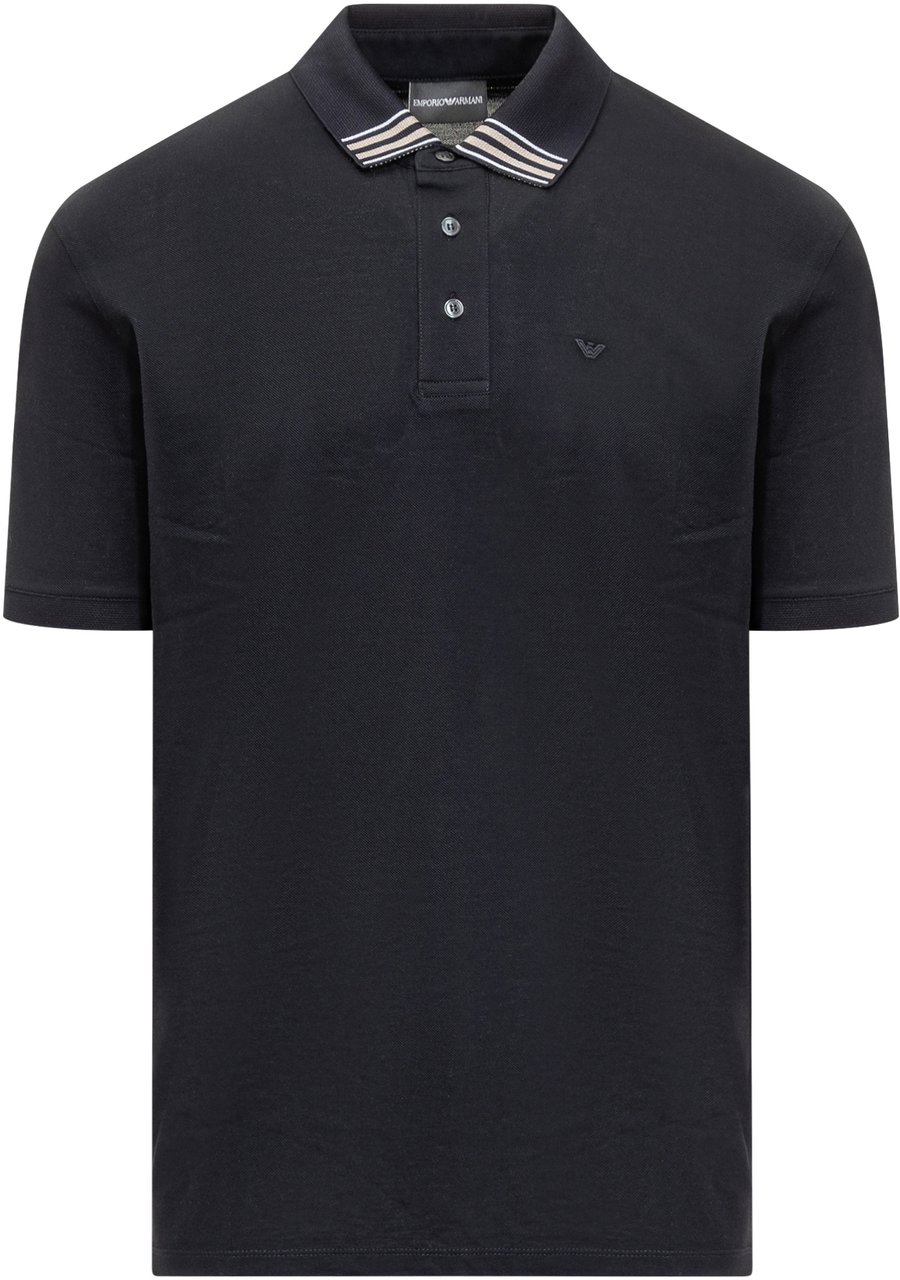 Emporio Armani Polo Blauw