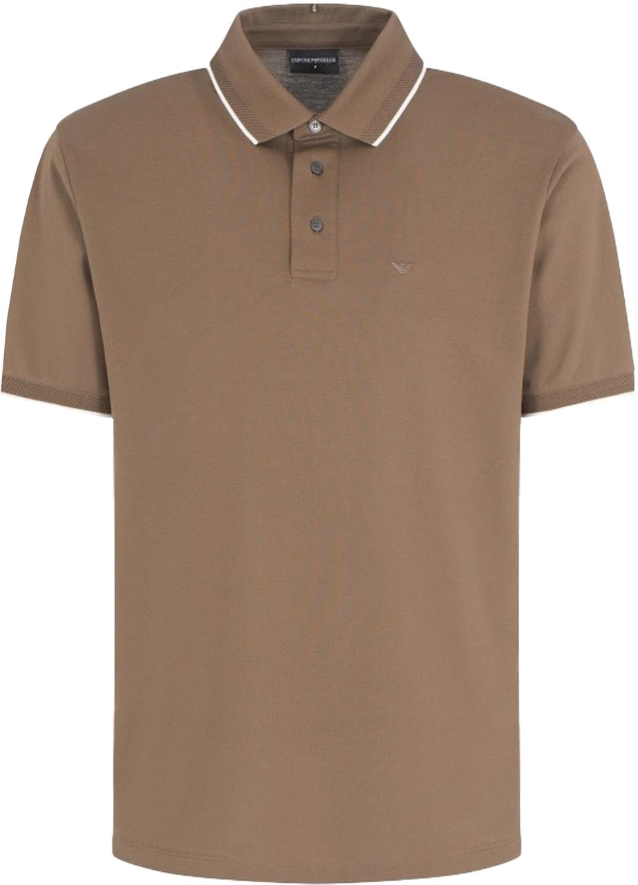 Emporio Armani T-Shirts And Polos Brown Bruin