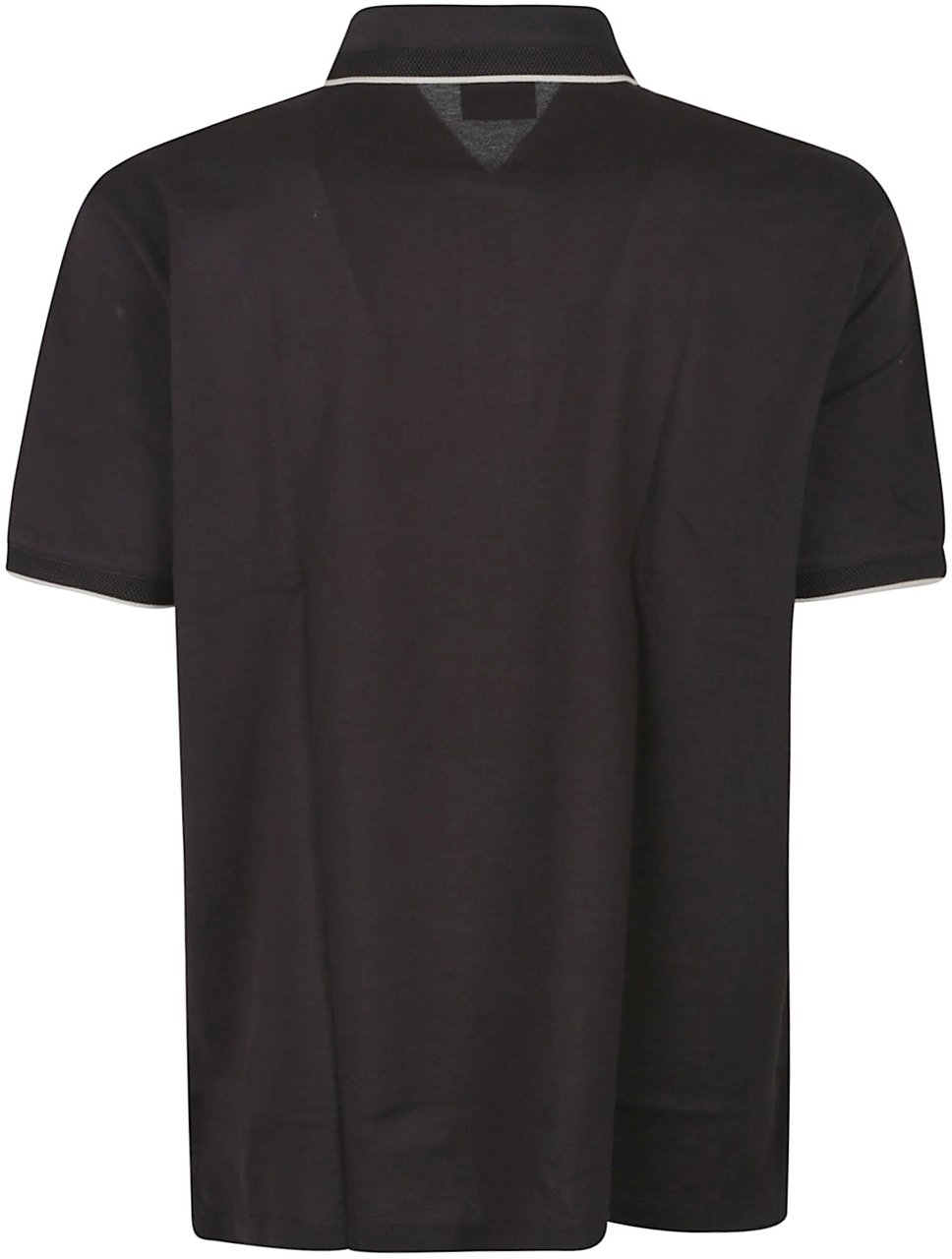 Emporio Armani Short Sleeve Polo Shirt Black Zwart