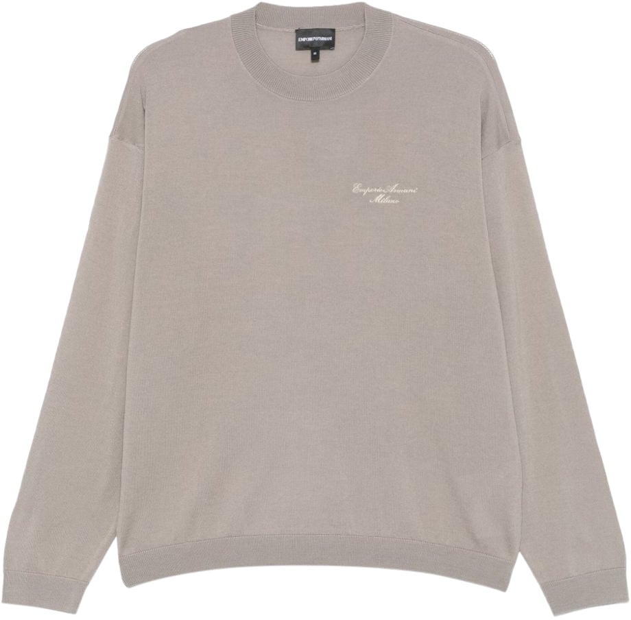 Emporio Armani Sweaters Dove Grey Grijs