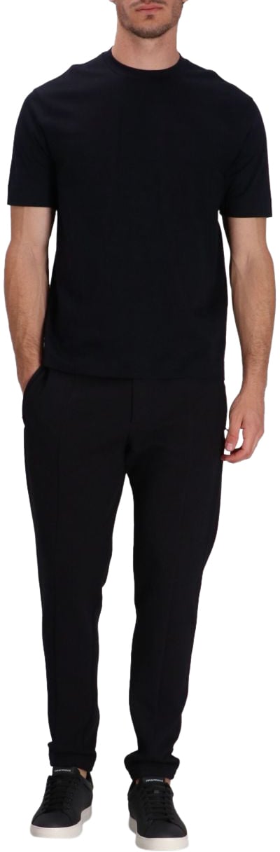 Emporio Armani T-Shirts And Polos Blue Blauw